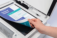 MFCJ4340DWE with A4 colour output on scan bed