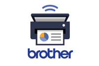 Full colour Brother Mobile Connect Logo on white background
