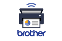 Full colour Brother Mobile Connect Logo on white background