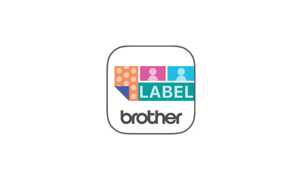 Ikon for Brother Color Label Editor 2 med Brother logo og fire firkanter i forskjellige farger