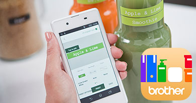 P-touch Design and Print aplikácie pre  tlač štítkov na P-touch CUBE tlačiarni