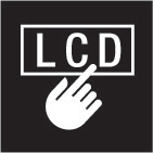 LCD-kosketusnäyttö