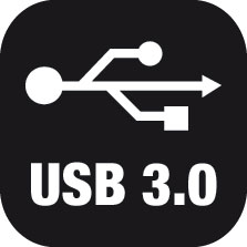 SuperSpeed USB 3.0 connection interface 