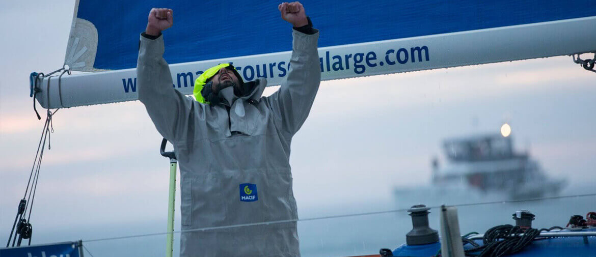 Yoann Richomme, skipper challenger de la Route du Rhum 2018