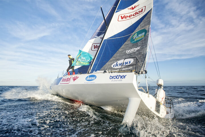 Brother soutient Yoann Richomme sur la Route du Rhum 2018