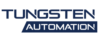 Logo bleu de Tungsten automation