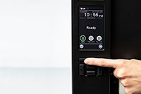 Interface utilisateur de l'imprimante d'étiquettes industrielle TJ