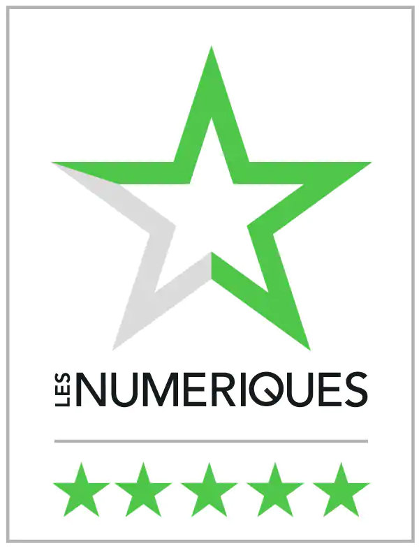 Les Numériques Award 5 étoiles
