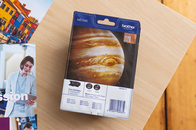 Cartouche d'encre originale LC1240 double pack économique