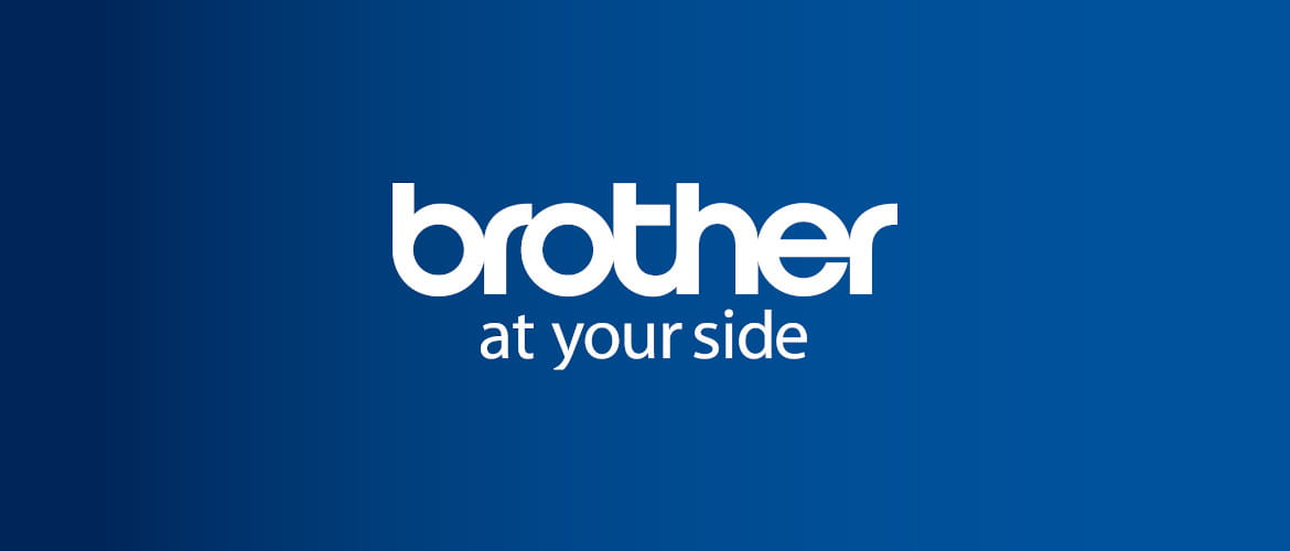 logo Brother at your side su sfondo blu
