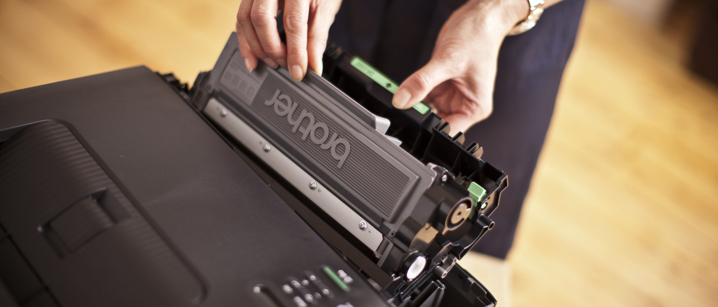 Toner originale estratto dalla stapante laser Brother HL-L2340DW