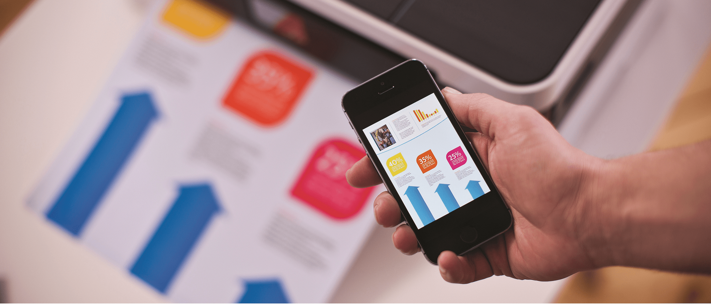 applicazione iphone per effettuare stampa e scansione mobile
