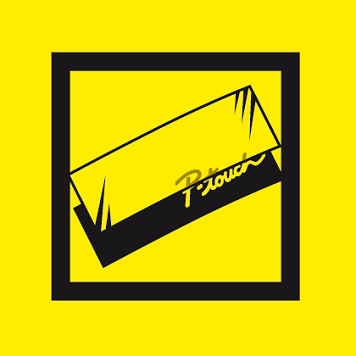 Logo giallo etichetta laminata per etichette P-touch Brother
