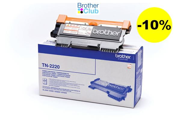 Toner Brother TN-2220 con Brother Club