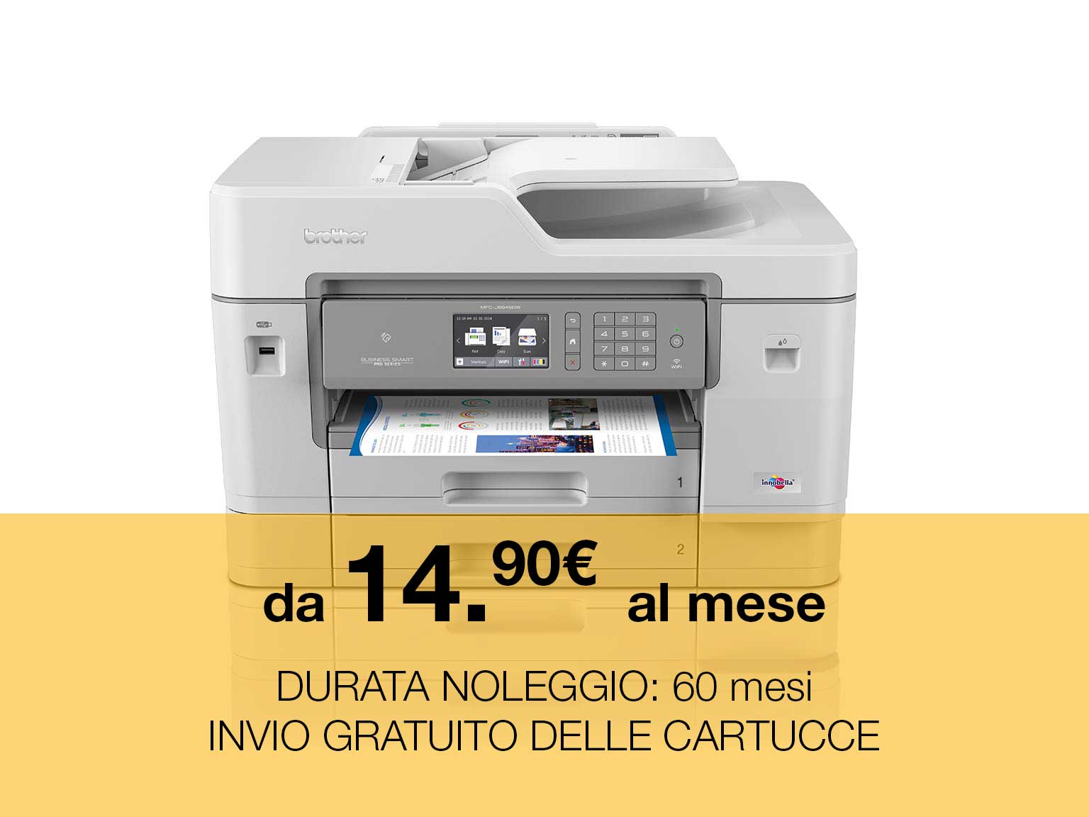 offerta noleggio stampante da € 14.90 Brother MFC-J6955DW