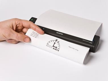 Stampante portatile Brother della gamma PJ-700 per lavoratori in campo.