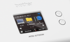 Dettaglio schermo touchscreen dello scanner documentale per ufficio Brother ADS2700W