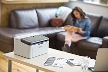 HL-1210W stampante laser bianco e nero