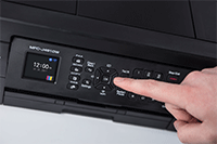 Display LCD stampante multifunzione inkjet compatta Brother MFC-J491DW
