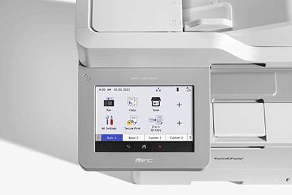 Display touchscreen stampante Brother MFC-L6910DN