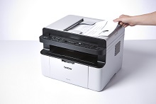 MFC-1910W details- hand and printing laser technology