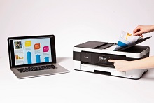 MFC-J4420DW connettività con notebook e Mac