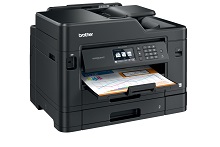 Foglio stampato con stampante multifunzione inkjet professionale MFC-J5730DW