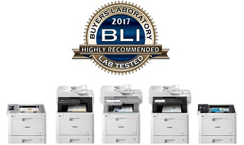 Certificazione "Highly Recommended" di BLI per stampanti laser a colori Brother L8000 e L9000