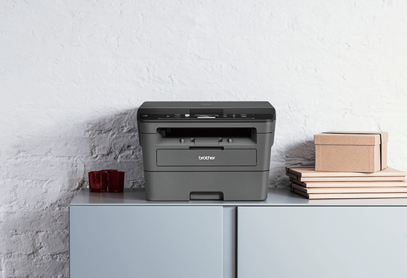 Brother laser printer in home office environment