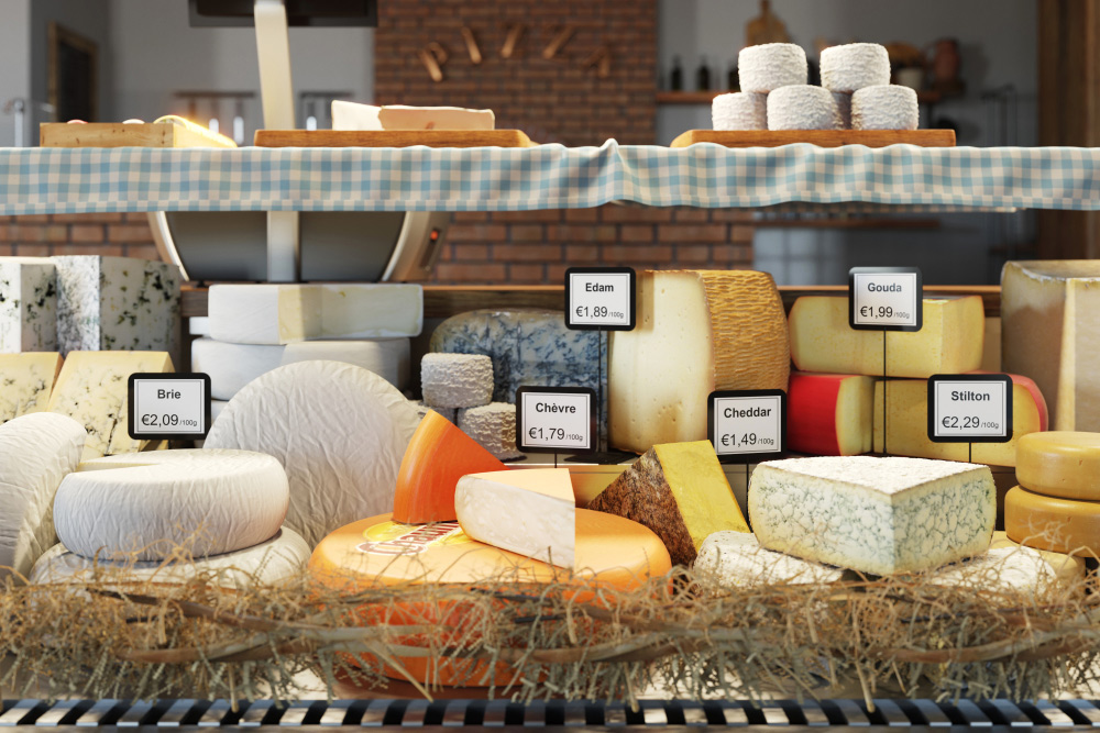 Cheese counter