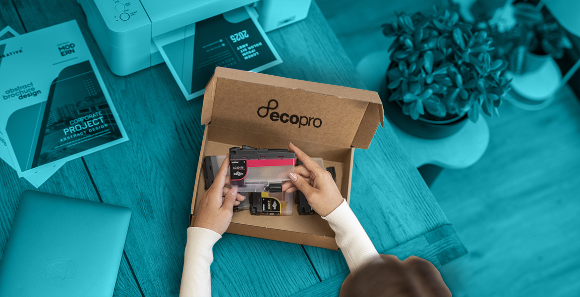Customer opening an EcoPro delivery box