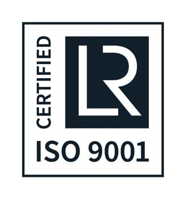 ISO 9001 certified logo