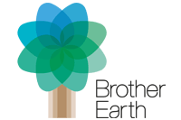 Brother Earth Logo in colour on white background