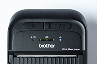 RJ3035B or RJ3055WB 3inch mobile printer close up