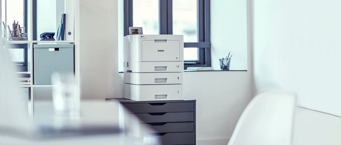 Brother printer in back office environment