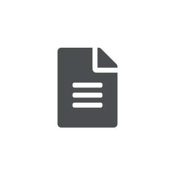 Document icon in grey with white lines