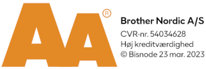 Brother Nordic kreditværdighed logo