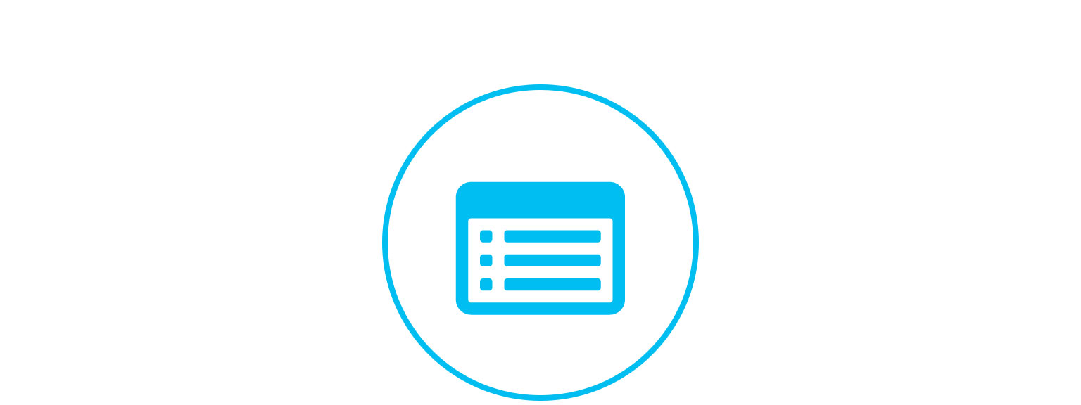registrér dine detaljer ikon