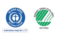 Logo for blue angel,  svanen og energy star