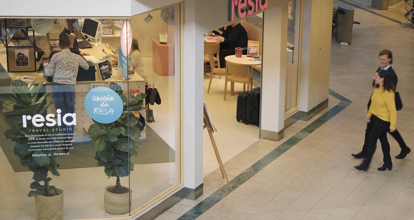 Inngangspartiet hos Resia