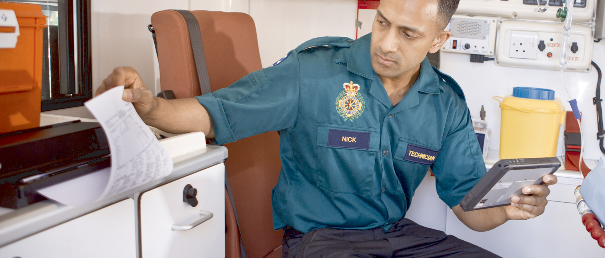 Soluções Brother para unidades móveis de urgência