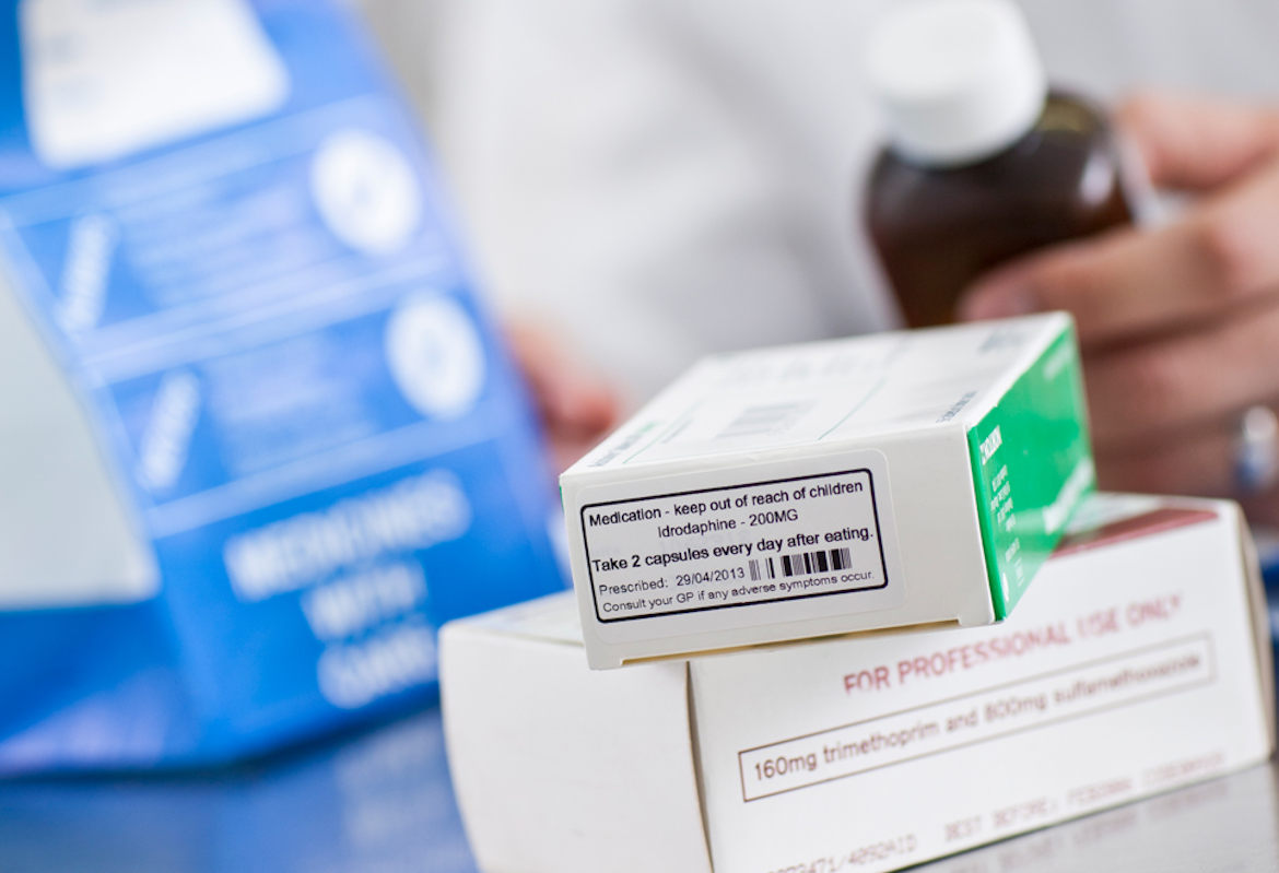 Etiquetagem Brother de medicamentos