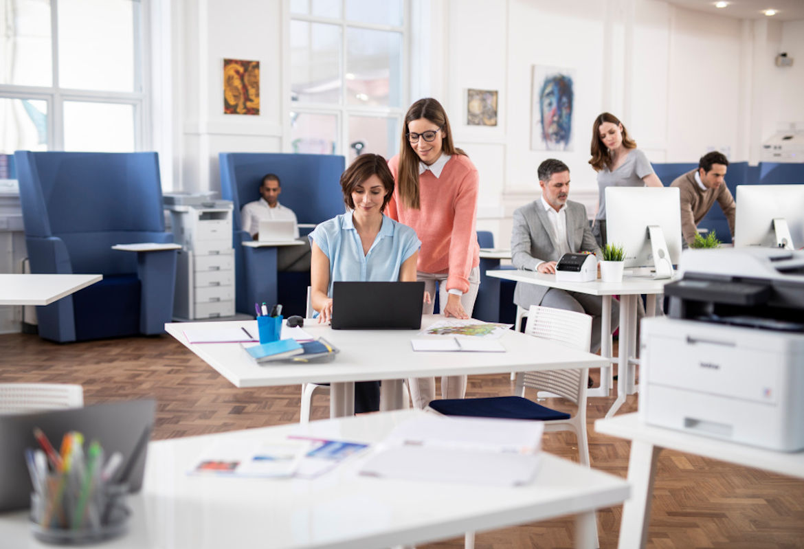 Benefícios do software de gestão de impressoras Brother