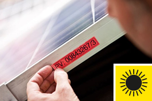 Fitas resistentes à luz solar