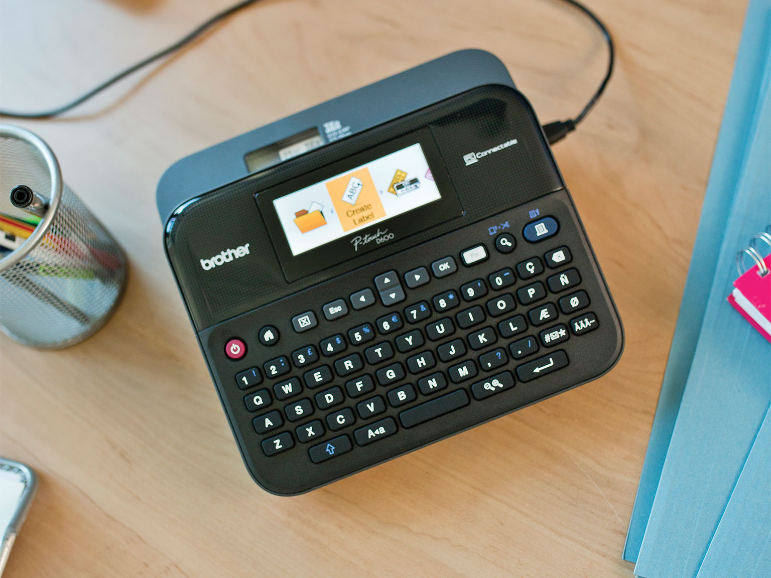 Rotuladora para o escritório