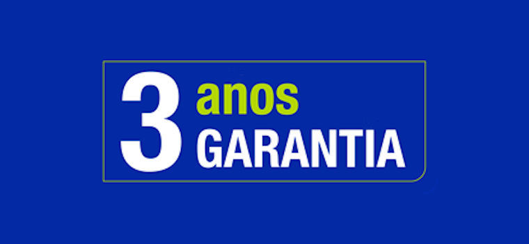 3 anos de garantia Brother