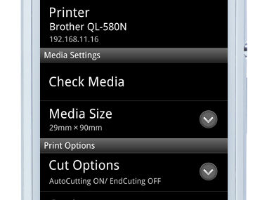 Passo 2 App iPrint&Label Brother