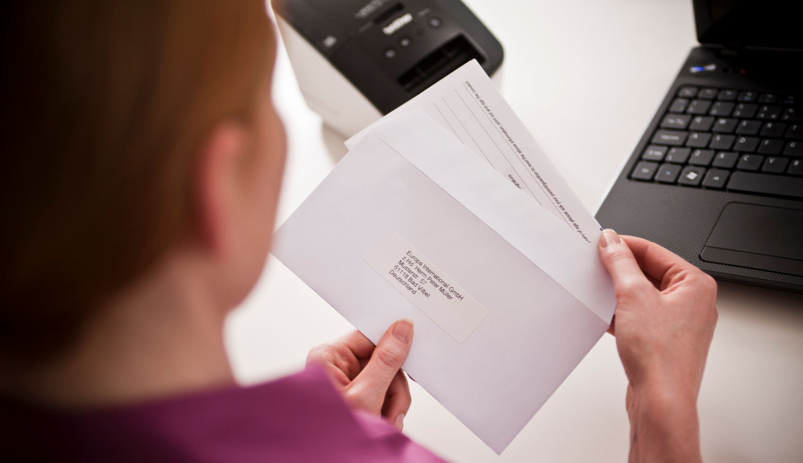 Etiquetas para envelopes
