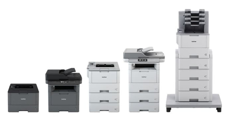 Impressoras laser monocromáticas L6000, Brother