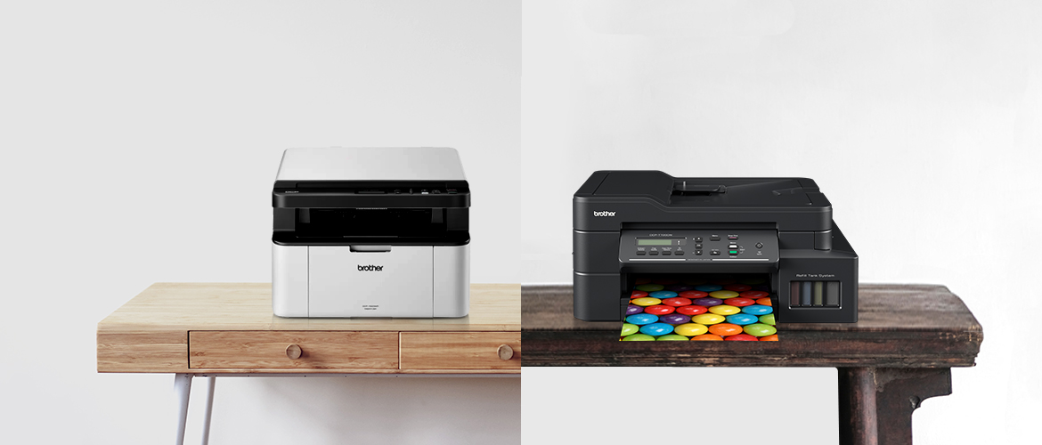 laser or inkjet